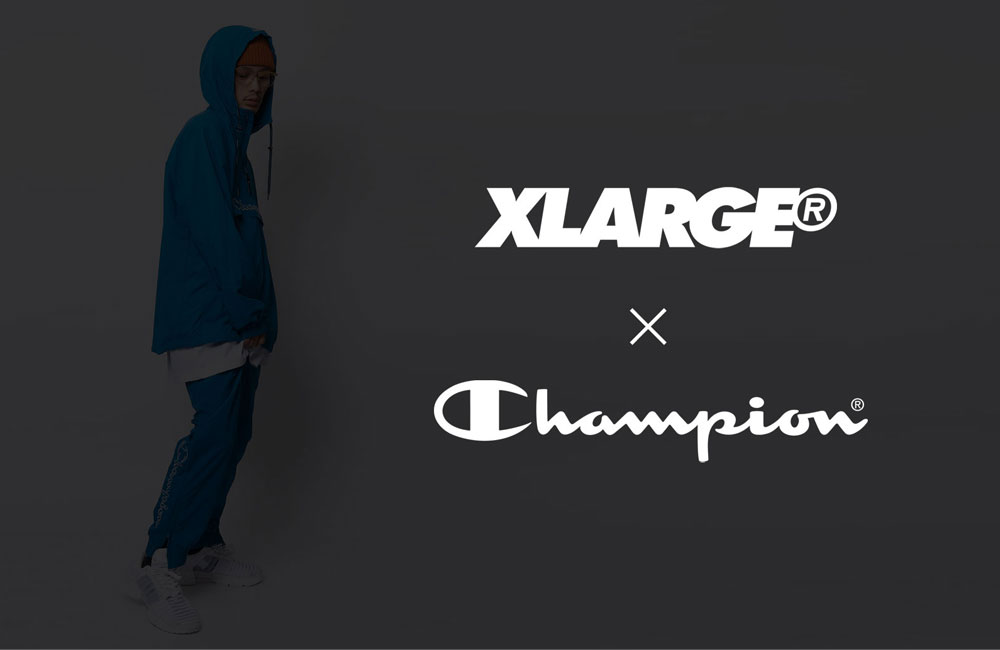 10月13日発売予定 XLARGE® × Champion