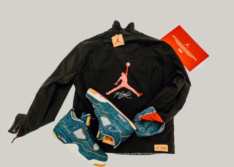 levi's x air jordan jacket