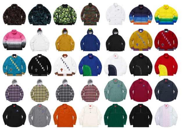 国内オンライン2月24日発売予定 SUPREME WEEK1 ラインナップ