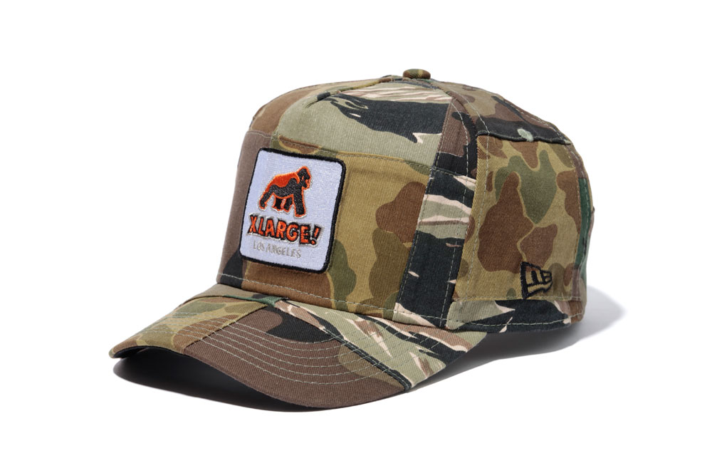 2月24日発売 XLARGE × NEW ERA WALKING APE CAP “Patchwork Camo”