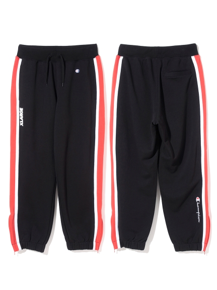 発売中 XLARGE x CHAMPION LINED SWEAT PANT