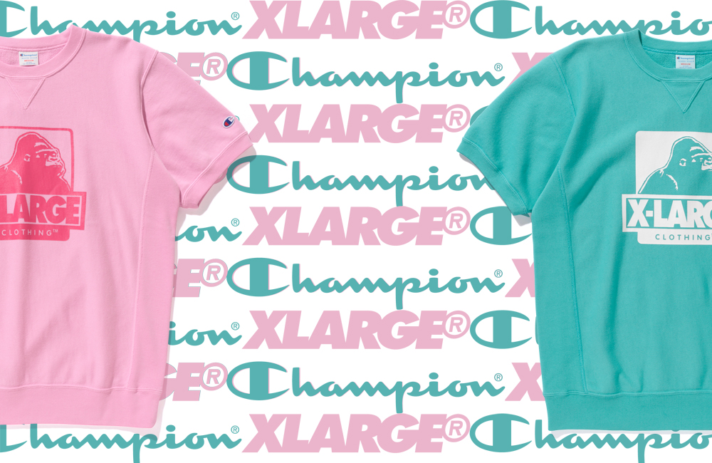 3月30日発売 XLARGE × Champion