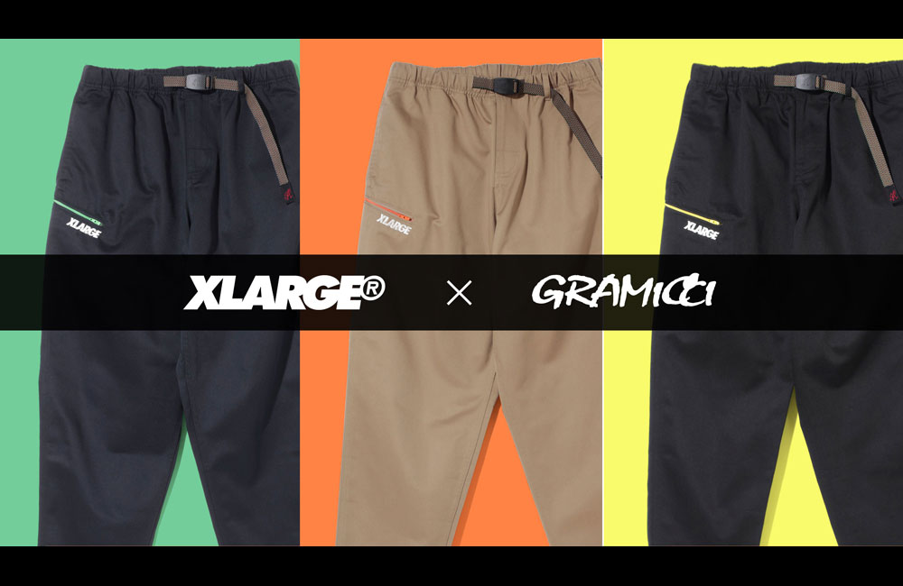 発売開始 XLARGE × GRAMICCI TC RESORT PANT