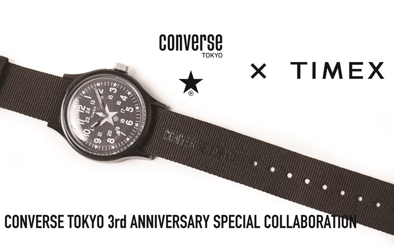9月15日発売 別注 CONVERSE TOKYO “TIMEX”