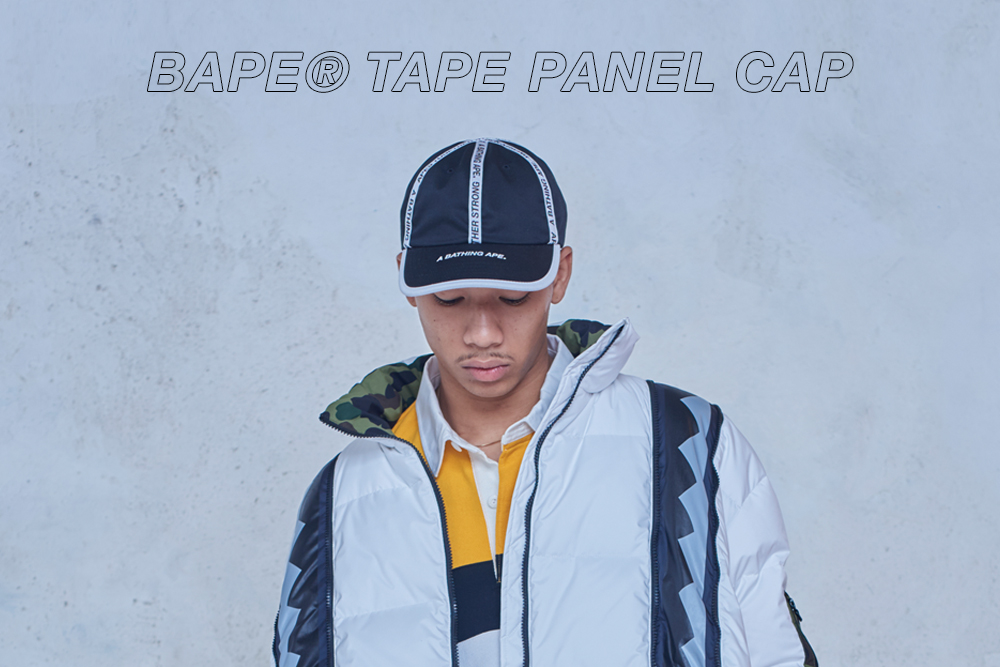 9月15日発売 BAPE TAPE PANEL CAP