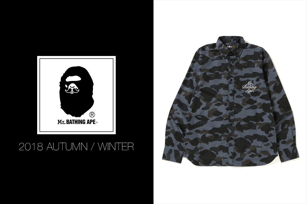 10月6日発売 Mr. BATHING APE 2018 A/W COLLECTION