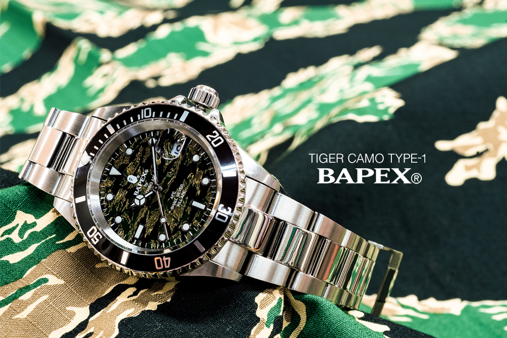 11月17日発売 TIGER CAMO TYPE 1 BAPEX