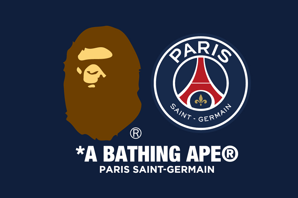 海外12月1日 国内12月8日発売予定 A BATHING APE ｘ PARIS SAINT-GERMAIN