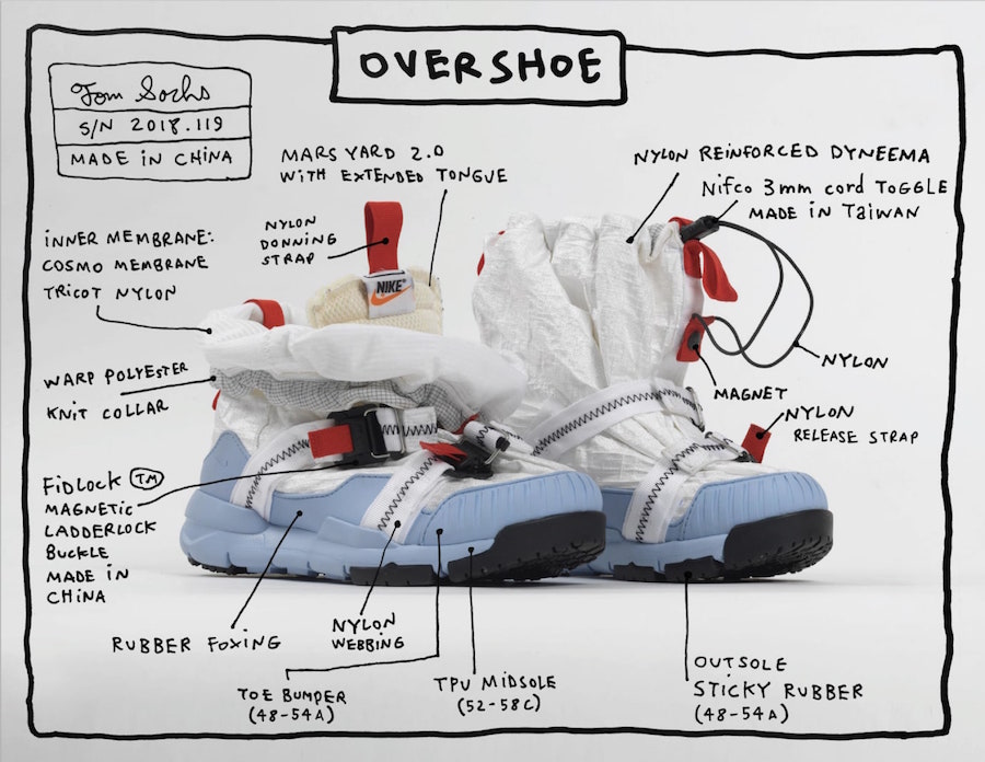 国内4月27日発売予定 Tom Sachs x Nike Mars Yard Overshoe