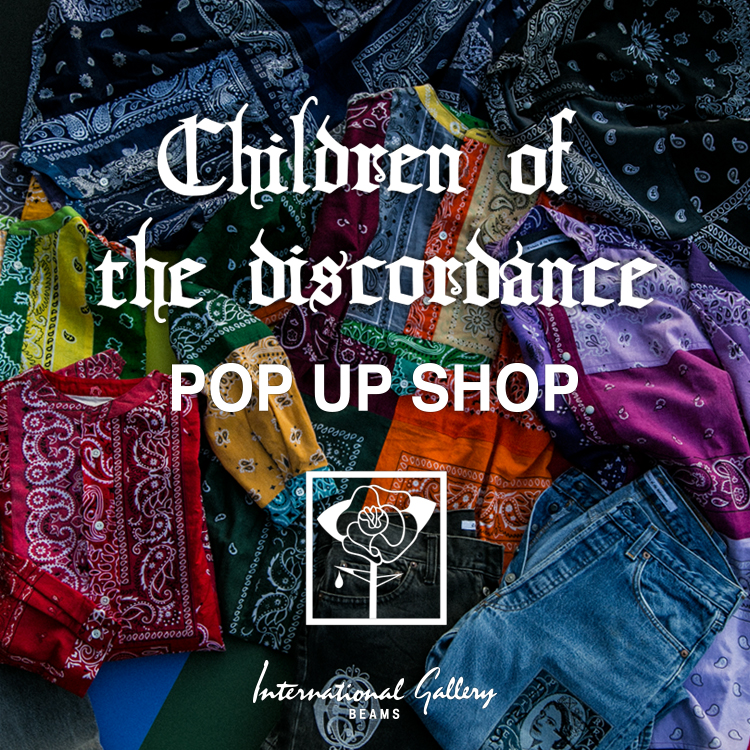 3月23日～3月24日開催 POP UP SHOP Children of the discordance