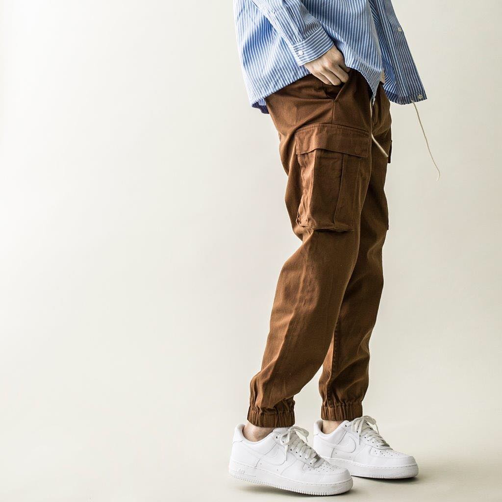 monkey time “GARMENT DYE 6P JOGGER PANTS”