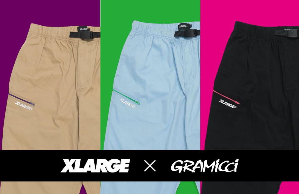 5月25日発売 XLARGE × GRAMICCI “GRAMICCI RESORT PANT 2”