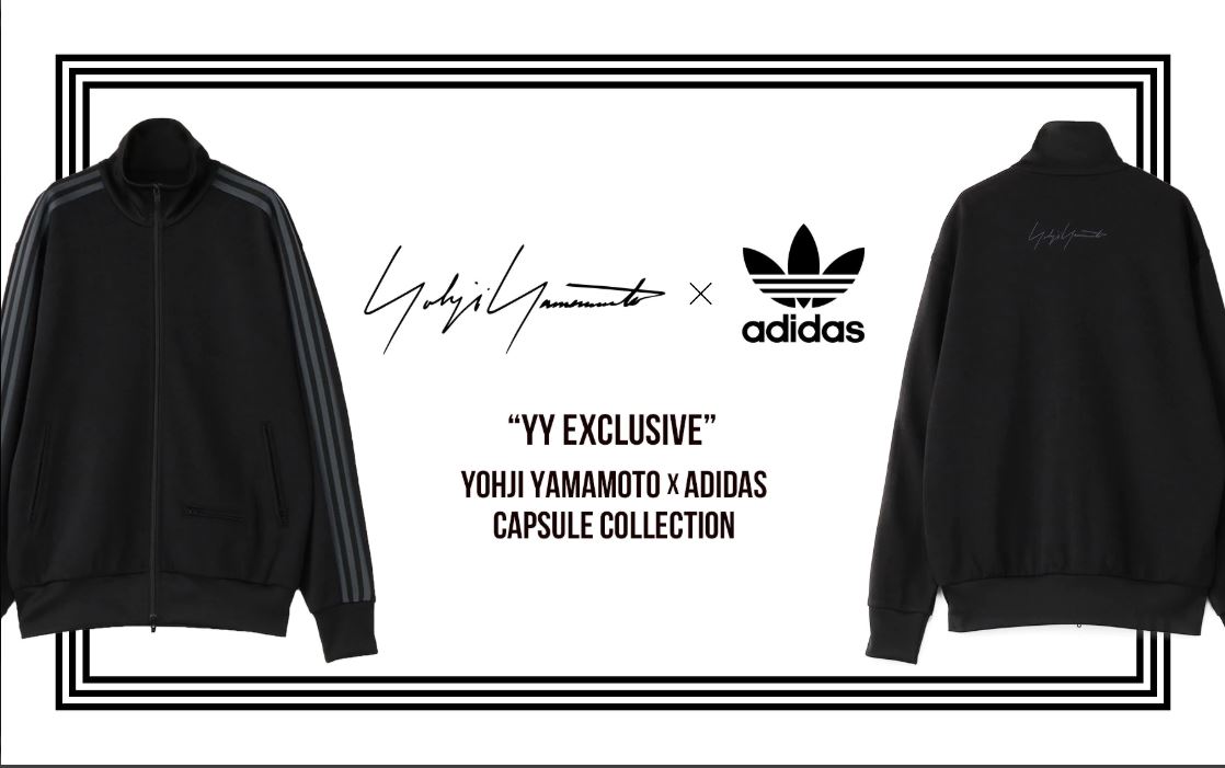 6月8日発売中 Yohji Yamamoto x adidas “YY Exclusive Capsule Collection”