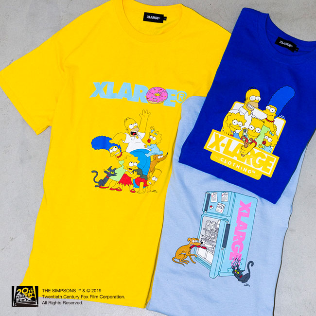 7月20日発売 The Simpsons × XLARGE