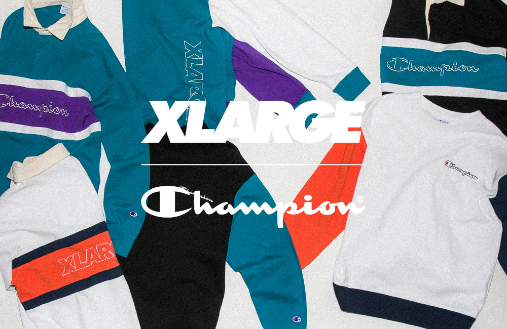 9月21日発売 X-LARGE × Champion