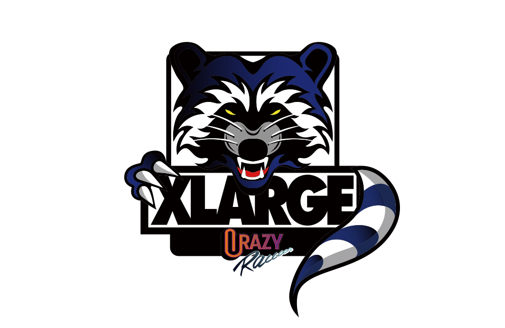 9月28日発売 XLARGE × Crazy Raccoon