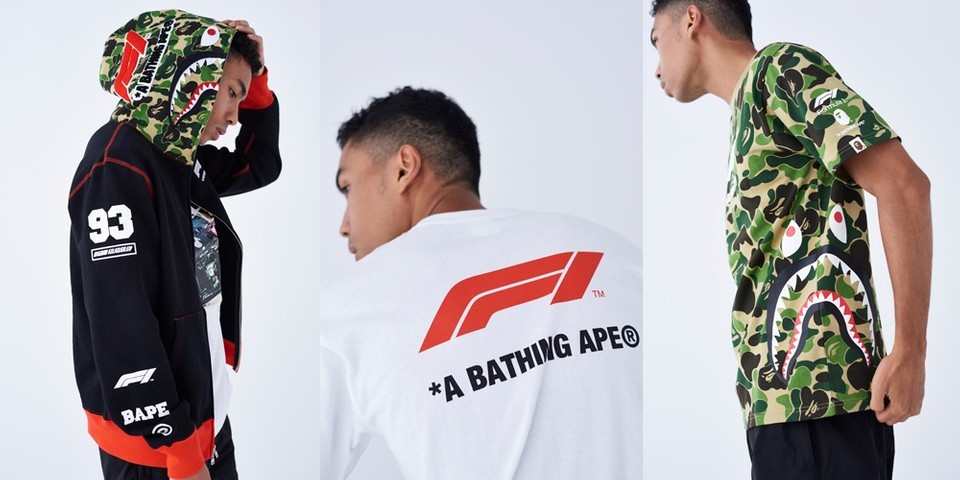 10月5日発売 A BATHING APE × Formula 1
