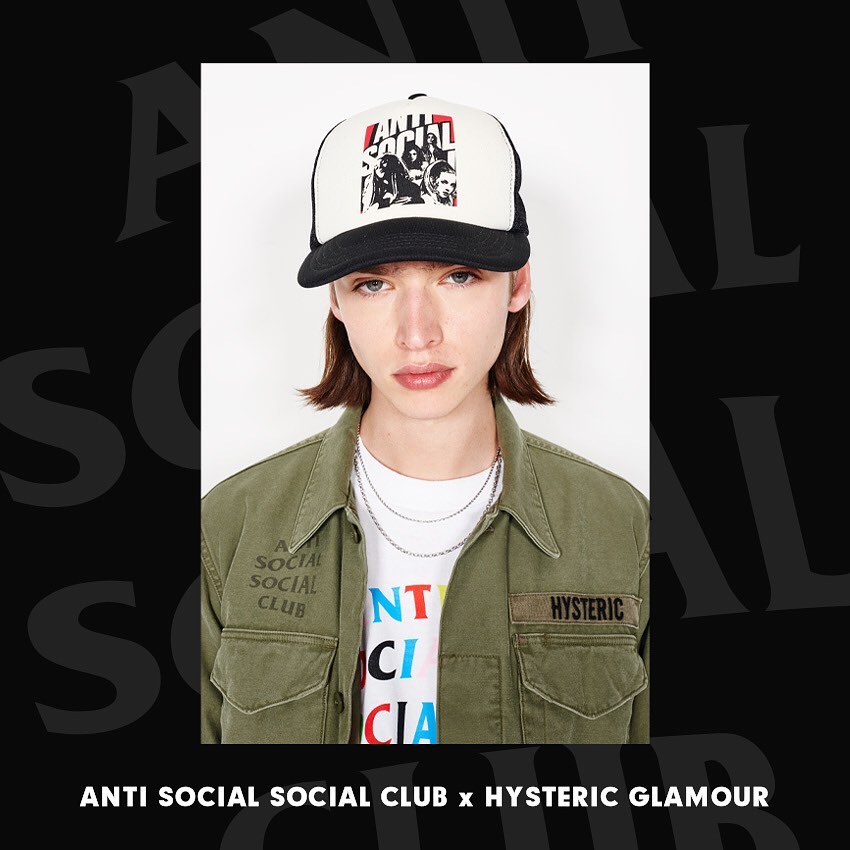 国内4月4日オンライン発売予定 HYSTERIC GLAMOUR x ANTI SOCIAL SOCIAL CLUB