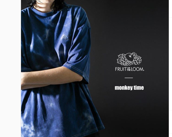 7月10日発売予定  FRUIT OF THE LOOM x monkey time