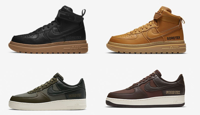 NIKE AIR FORCE 1 GORE-TEX BOOT / LOW 10月19日発売予定
