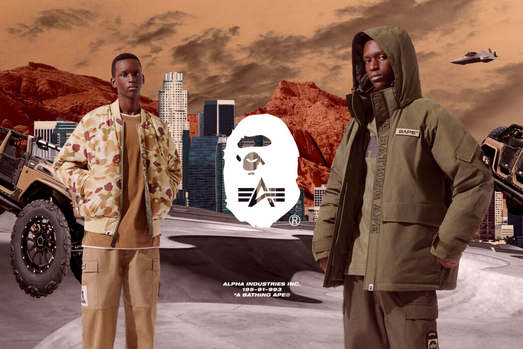 10月17日発売 A BATHING APE x ALPHA INDUSTRIES