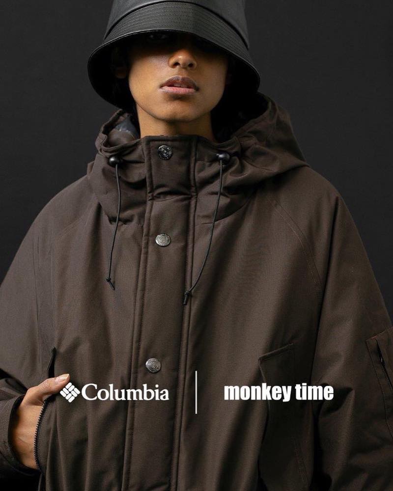 先行予約 11月20日発売予定 Columbia Black label × monkey time マウンテンジャケット