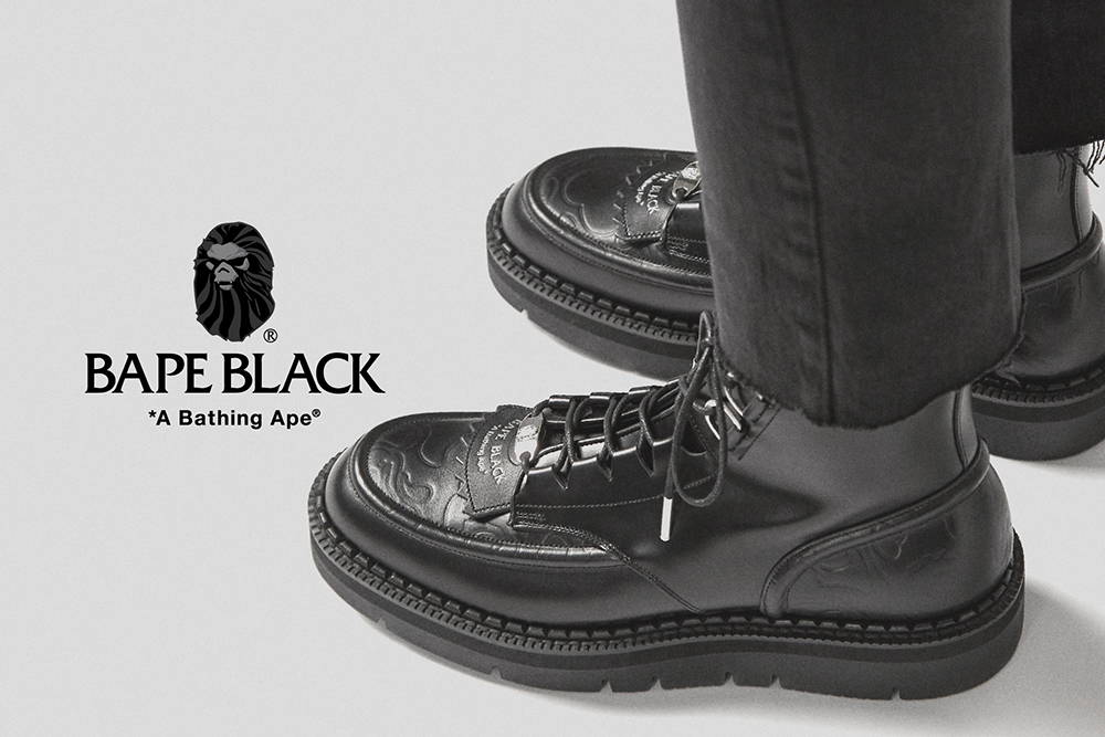 11月21日発売 BAPE  BLACK × foot the coacher