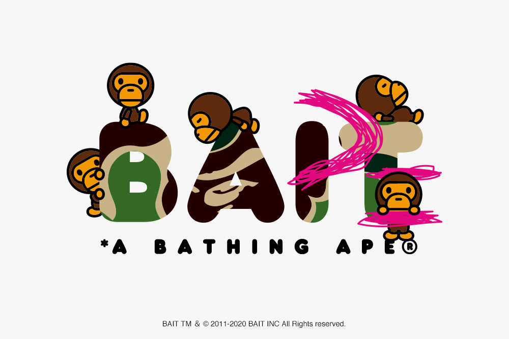11月28日発売 A BATHING APE ｘ BAIT