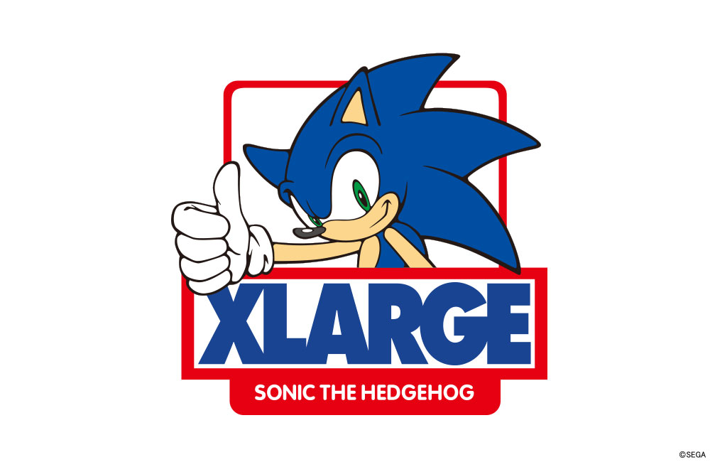 1月1日発売 XLARGE x SONIC THE HEDGEHOG