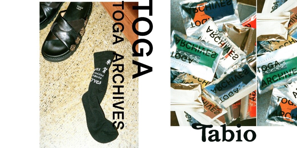 12月20日発売 TOGA x Tabio