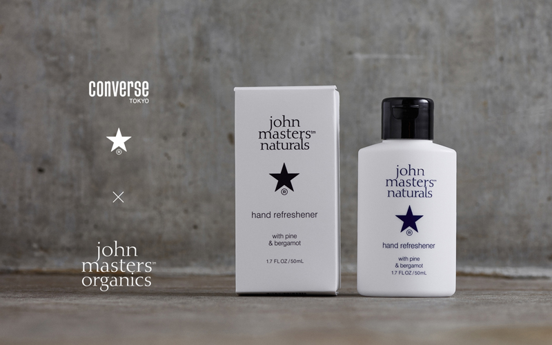 1月21日先行発売 1月28日発売 CONVERSE TOKYO x john masters organics