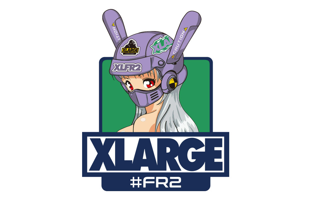 1月9日発売 XLARGE × #FR2
