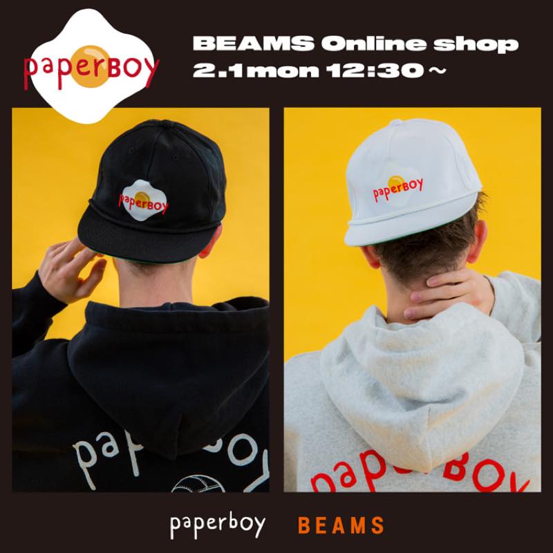 2月1日発売 PAPERBOY × BEAMS