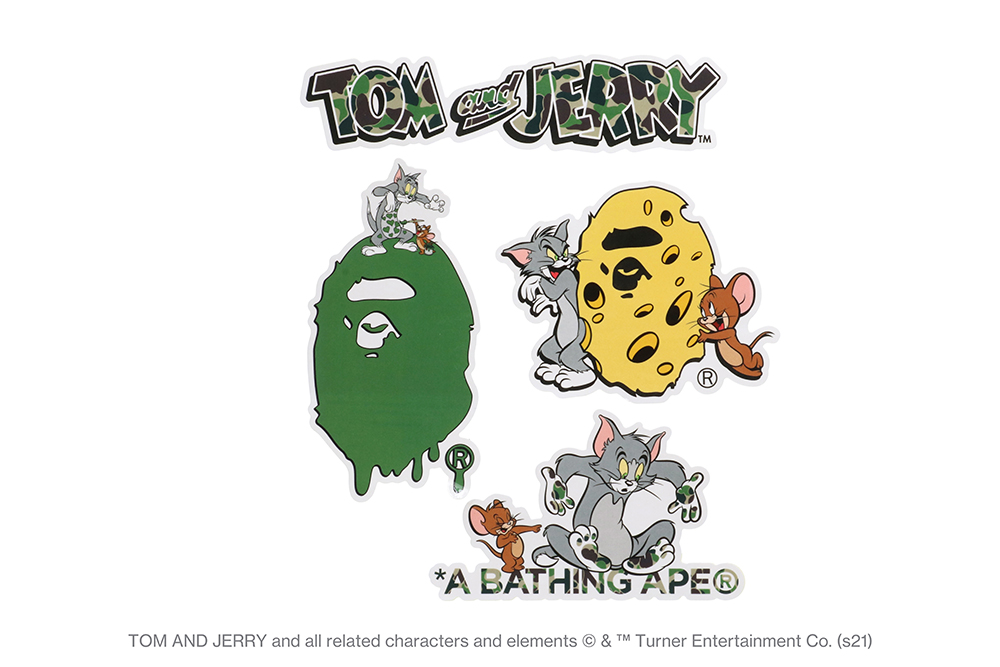 3月13日発売 A BATHING APE x TOM and JERRY