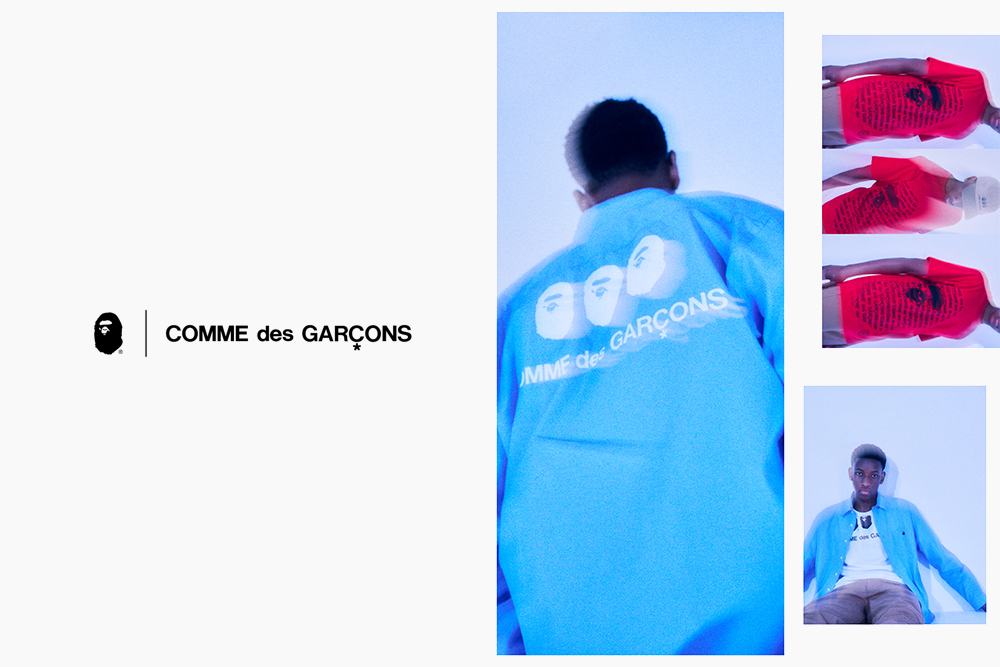 4月3日発売 A BATHING APE x COMME des GARCONS