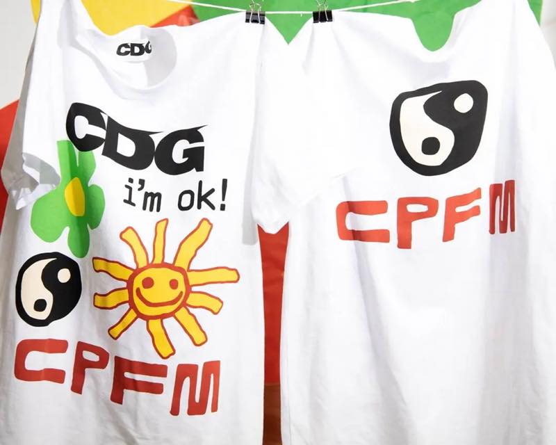 5月7日発売予定 CDG x CPFM Tシャツ
