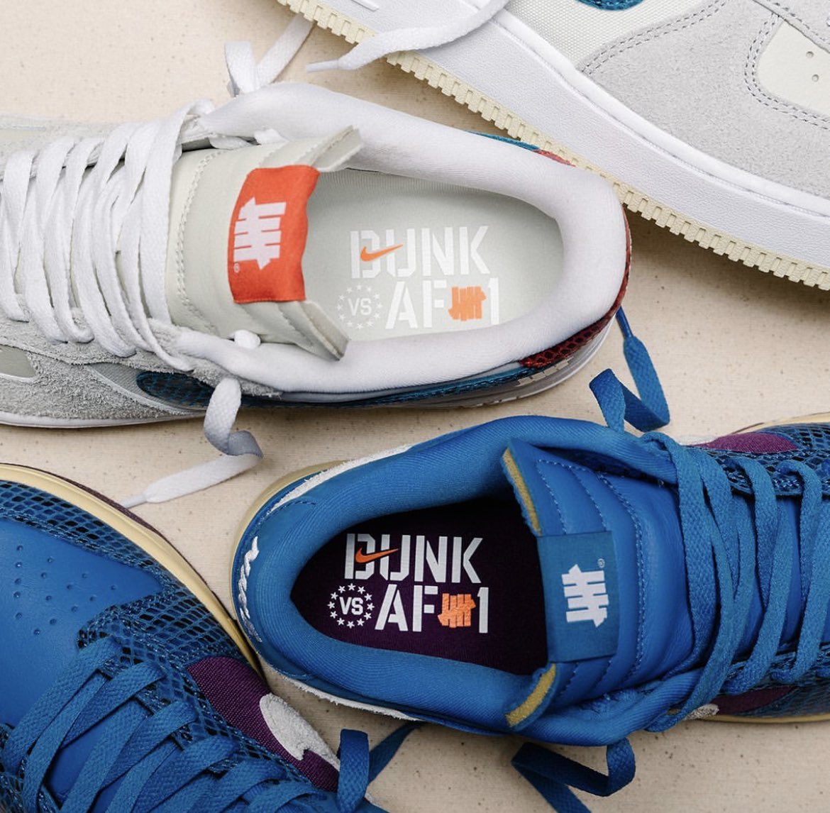 UNDEFEATED x NIKE AIR FORCE 1 Dunk vs AF-1 が8月20日SNKRSで発売