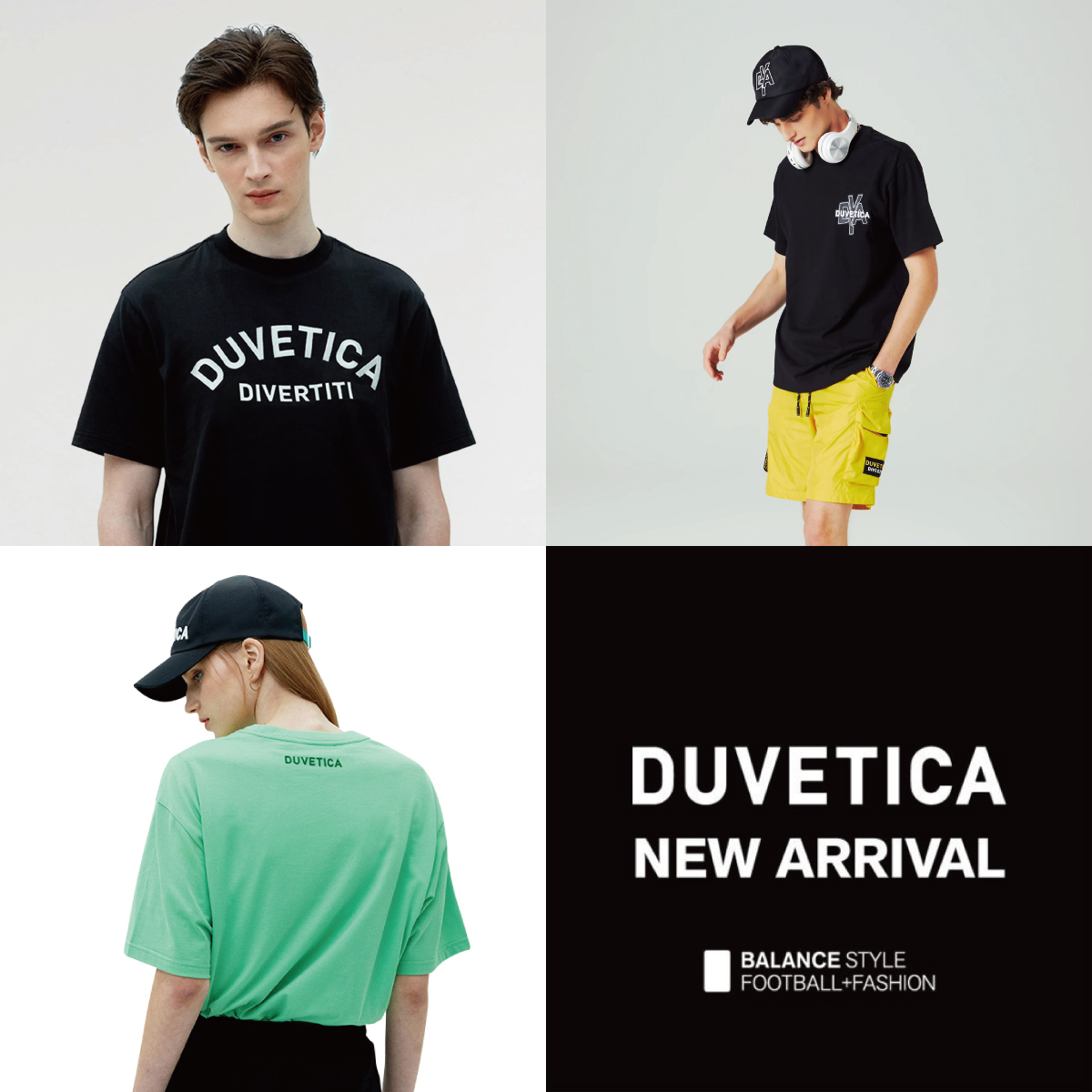 DUVETIVA “ロゴデザインTシャツ”