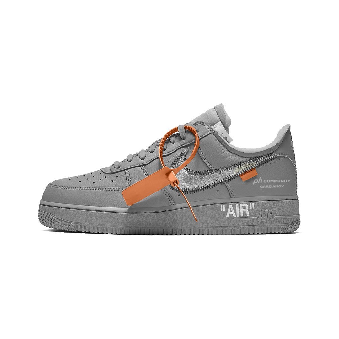 OFF-WHITE x NIKE AIR FORCE 1 LOW GHOST GREY