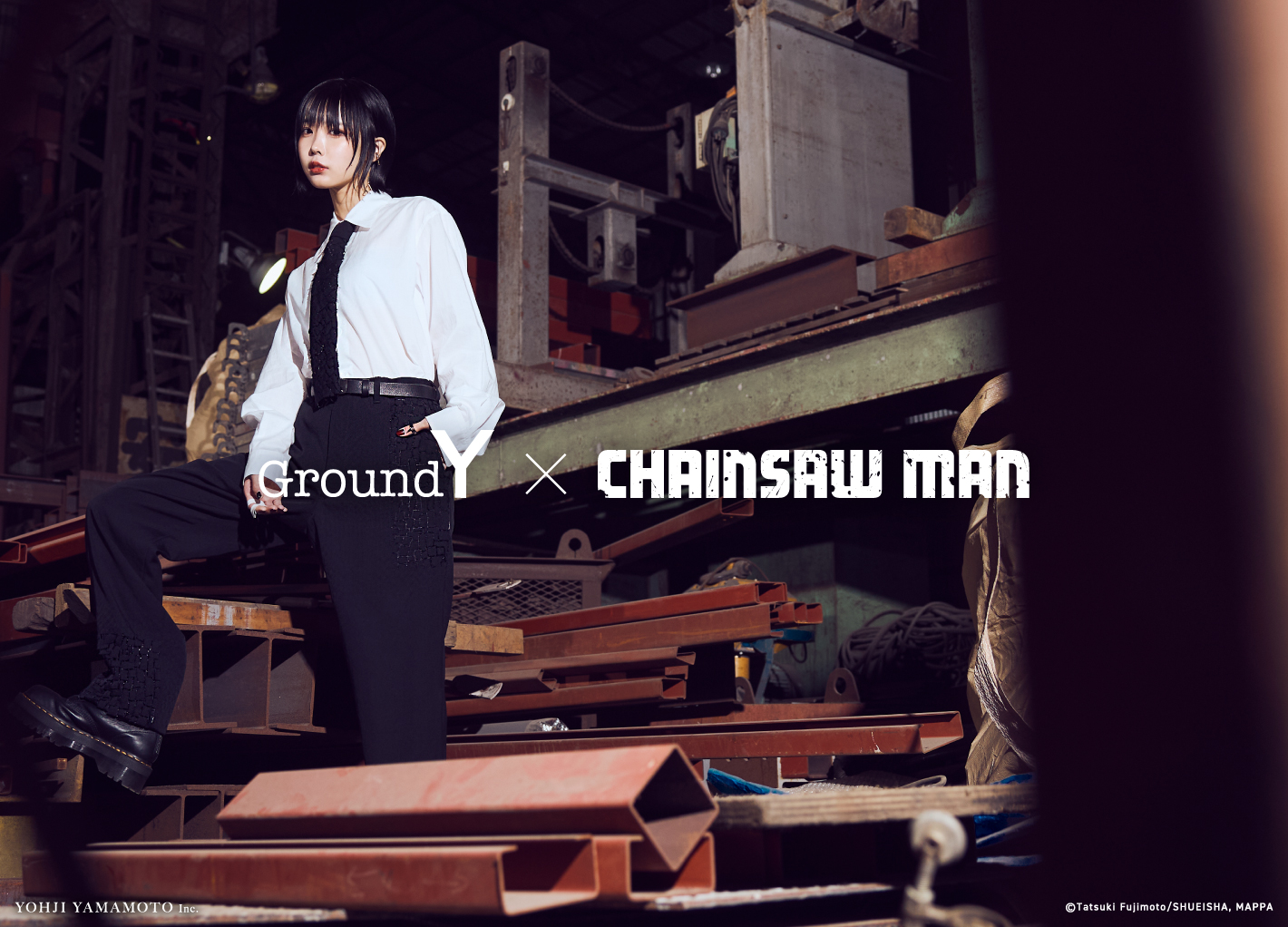 Ground Y × CHAINSAW MAN 11月30日先行販売