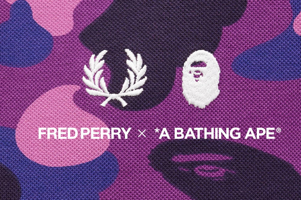 3月18日 発売 FRED PERRY x A BATHING APE