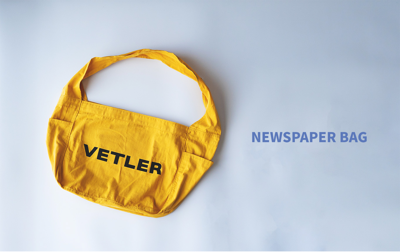 VETLER “ニュースペーパーバッグ”