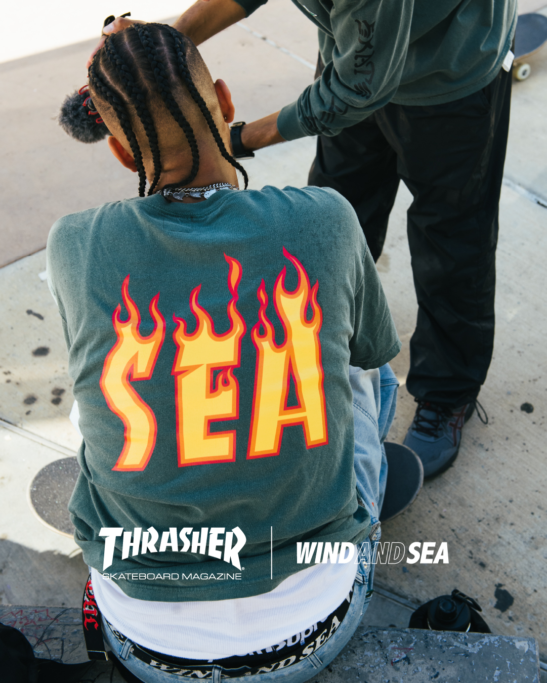5月27日発売 THRASHER × WIND AND SEA