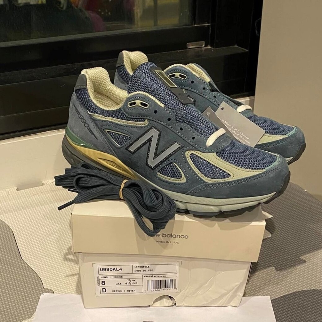 AURALEE x NEW BALANCE 990v4 U990AL4 11月発売予定