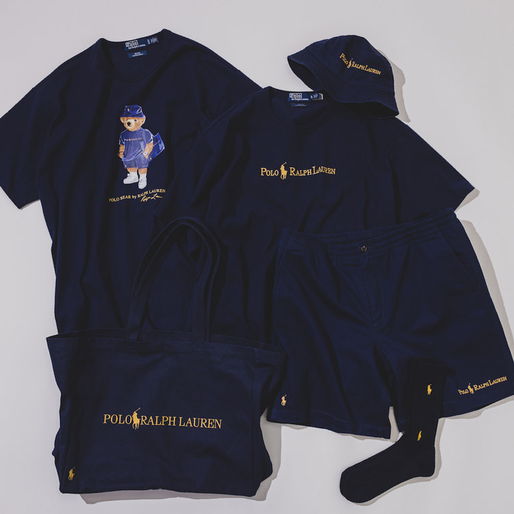 BEAMS x POLO RALPH LAUREN Navy and Gold Logo Collection 第3弾 4月26日発売予定