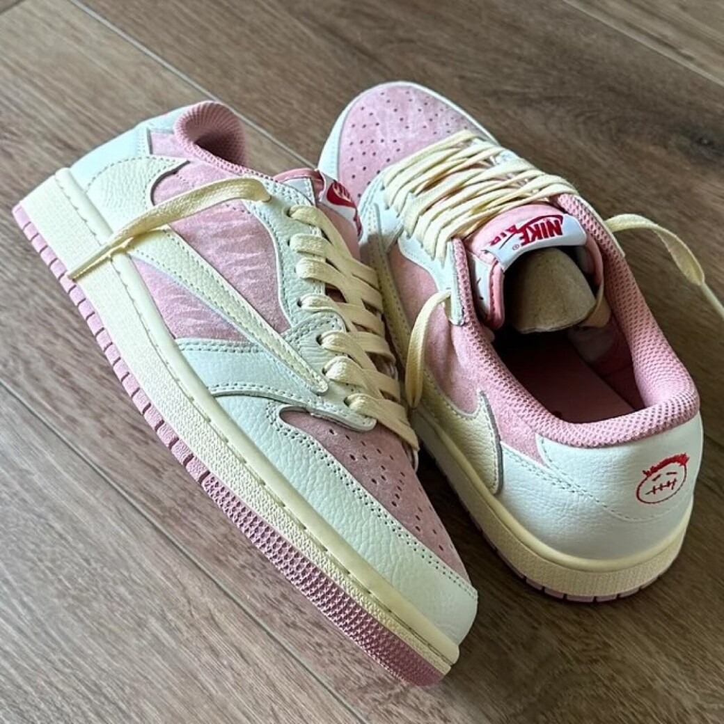 TRAVIS SCOTT x NIKE AIR JORDAN 1 LOW OG SP SHY PINK 発売キャンセルか