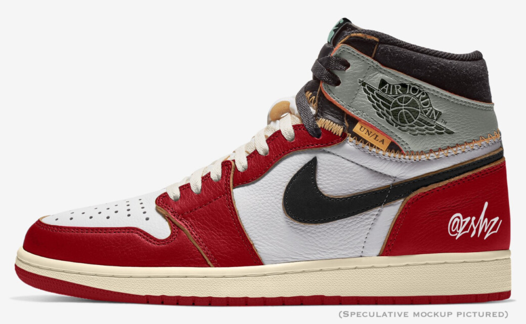 UNION × NIKE AIR JORDAN 1 HIGH OG Varsity Red 2025年2月12日発売予定