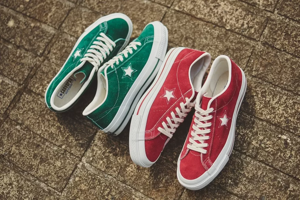 CONVERSE ONE STAR J VTG RED & GREEN 8月23日発売