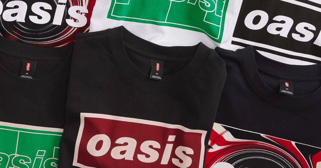 LEVI’S × OASIS バンドTシャツコレクション 8月26日/8月27日発売