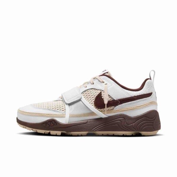 TRAVIS SCOTT ｘ NIKE ZOOM FIELD JAXX SP SHARK-A-DON LIGHT CHOCOLATE 2024年秋発売予定